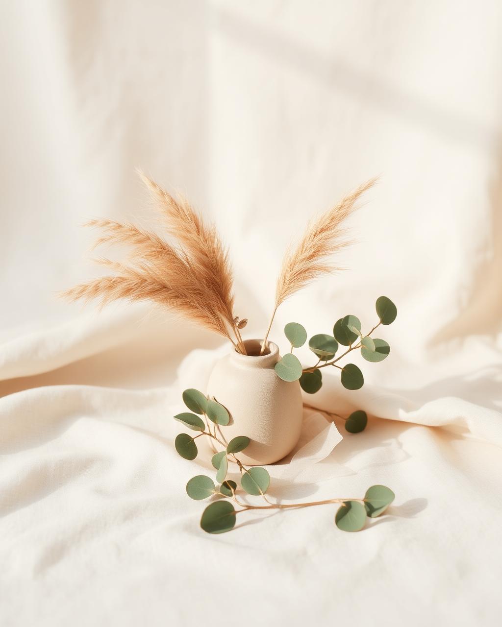 Decoração com pampas